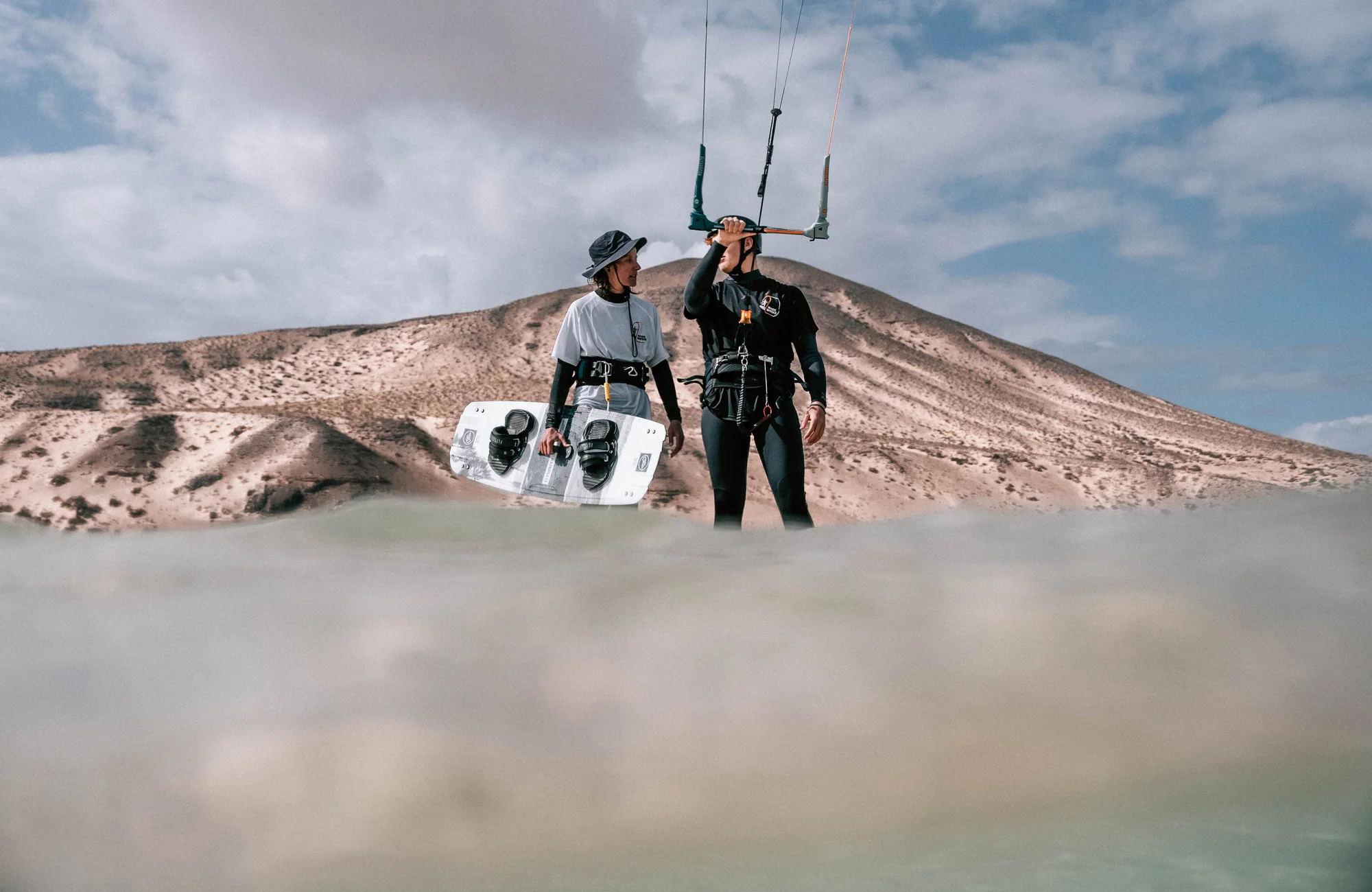 Magicwaters Kiter im Wasser vor den griechischen Inseln