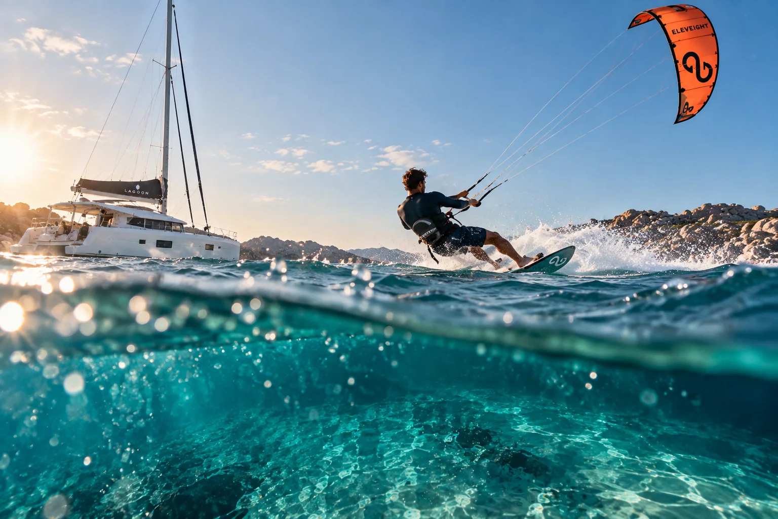 Stimmungsvisualisierung der Kitecruise Sardinien & Korsika 2