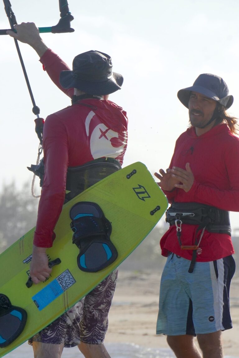 Feedback Am Strand Kitesurfen Intensivtraining